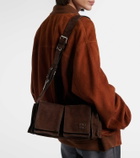 Miu Miu Utilitaire suede shoulder bag
