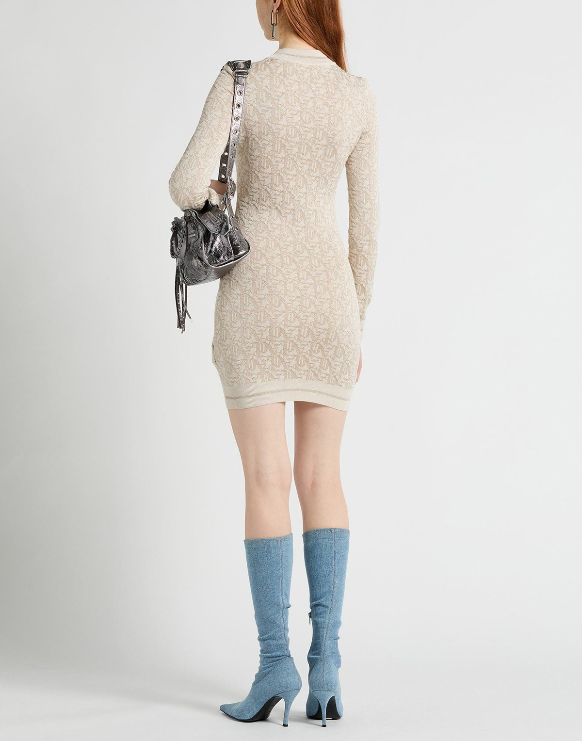 Palm Angels Womens Mini dress in Beige