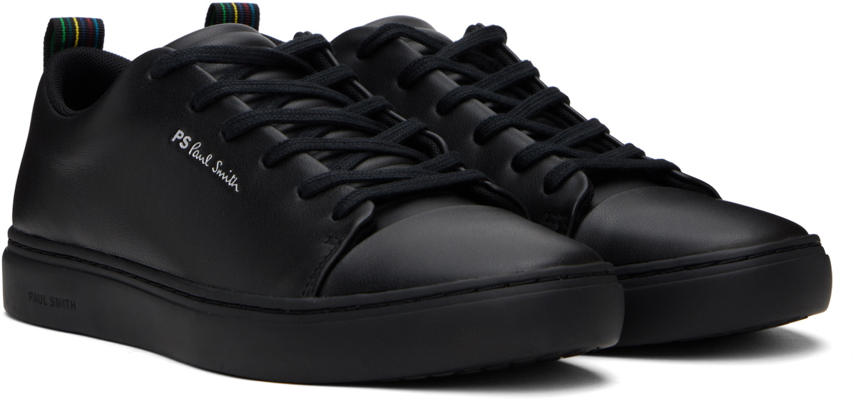 PS by Paul Smith Black Leather Lee Sneakers
