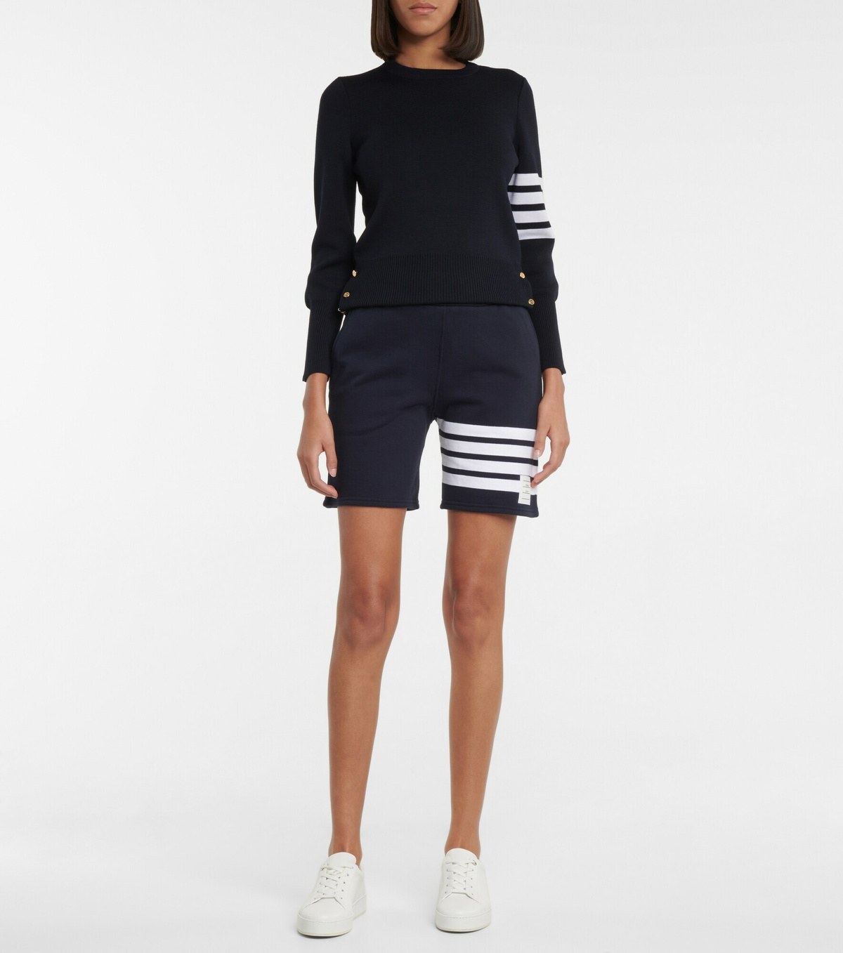 Thom Browne - Cotton jersey shorts
