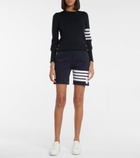Thom Browne - Cotton jersey shorts