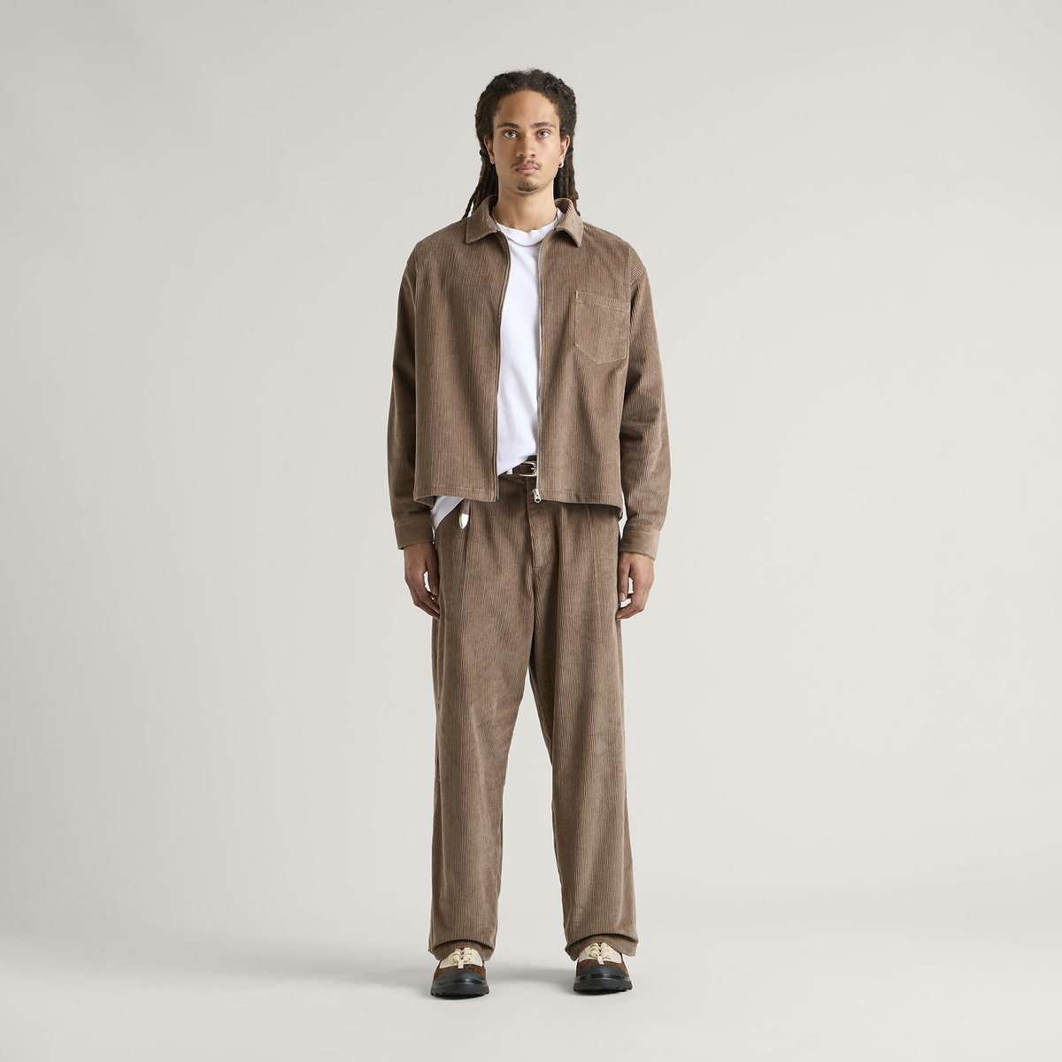 END. Men's Ridge Shirt in Dark Sand