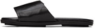 Tiger of Sweden Black Slidd Sandals