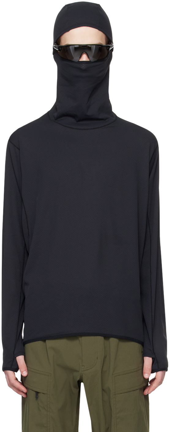 Goldwin Black Water-Repellent Hoodie