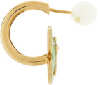 Safsafu SSENSE Exclusive Gold Miss Papillon Single Earring