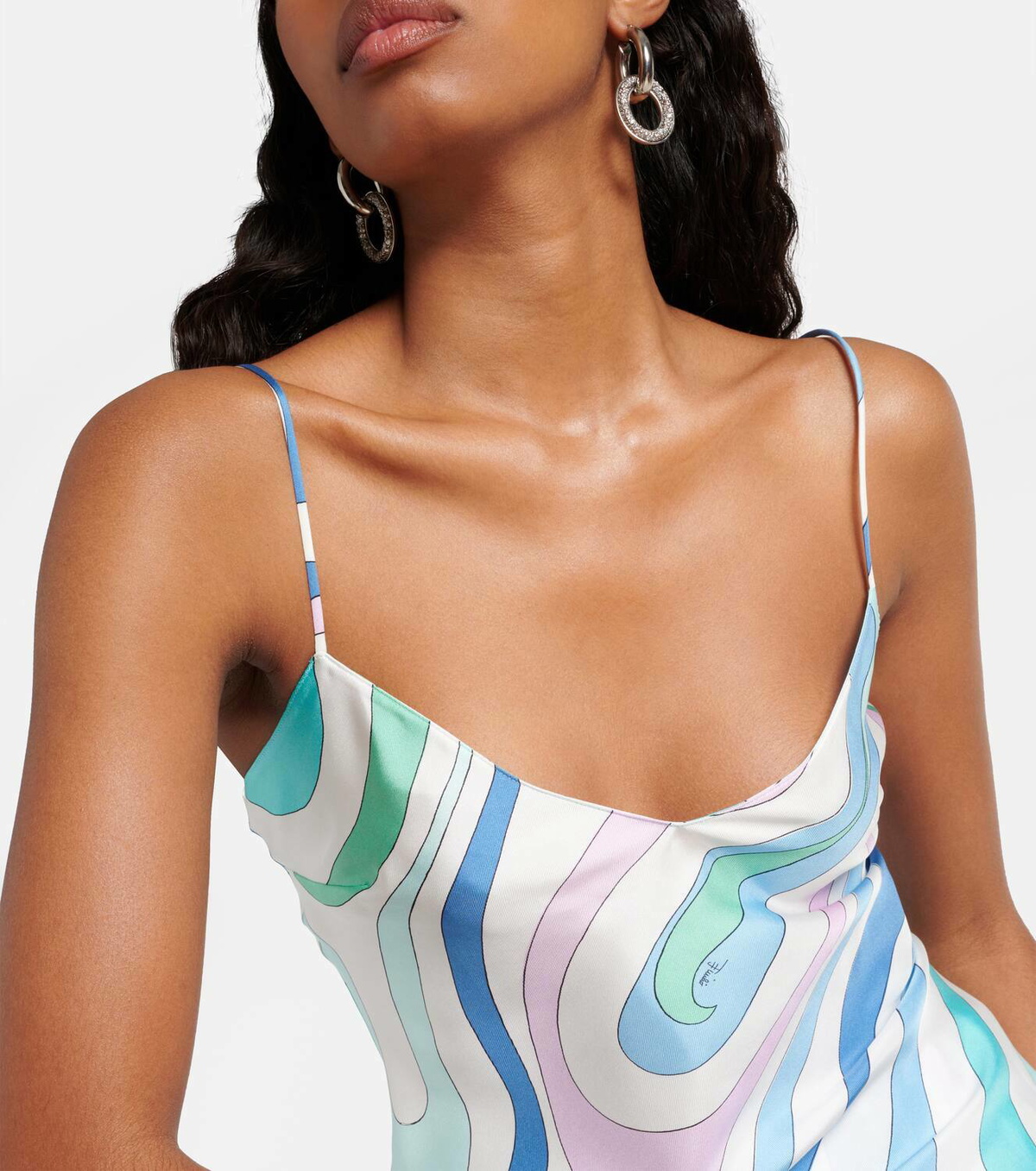 Pucci Marmo printed silk twill camisole Emilio Pucci