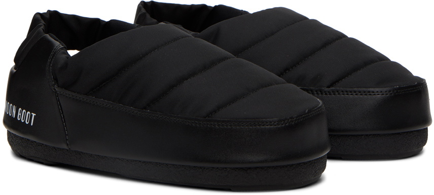 Moon Boot Black Evolution Slippers