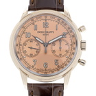 Patek Philippe Complications Salmon Opaline Dial Chronograph Hand Wind Mens Watch 5172G-010