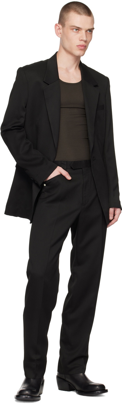 The Letters Black Western Trousers