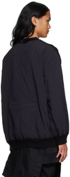 Juun.J Black Paneled Sweatshirt