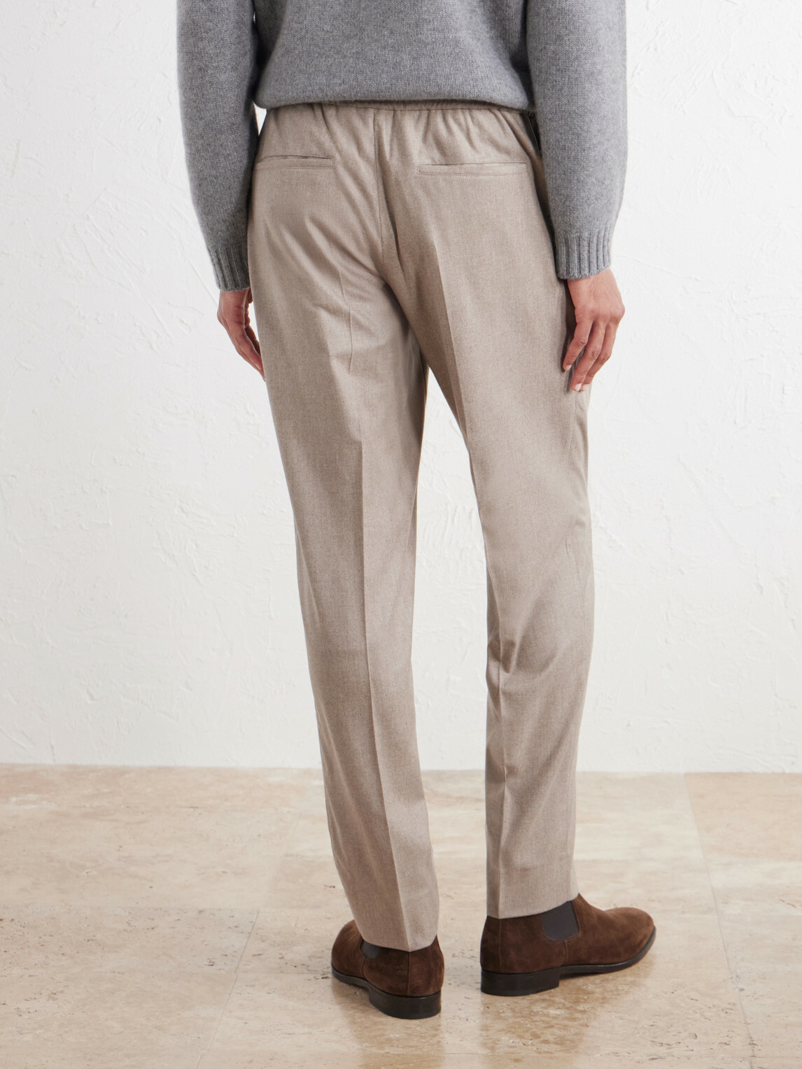 Zegna - Straight-Leg Wool, Cashmere and Silk-Blend Trousers - Brown