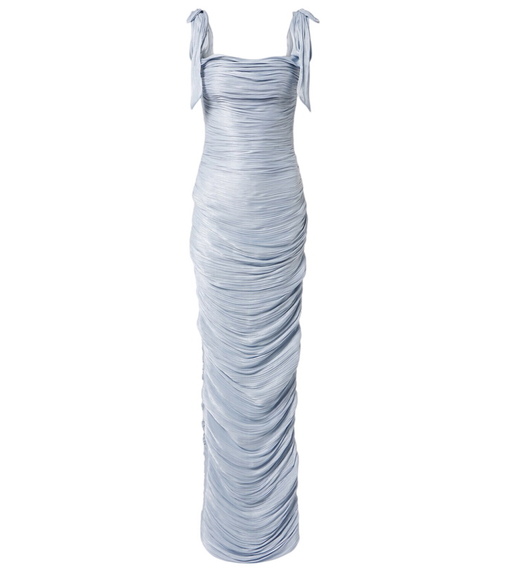 Photo: Marmar Halim Pleated taffeta gown