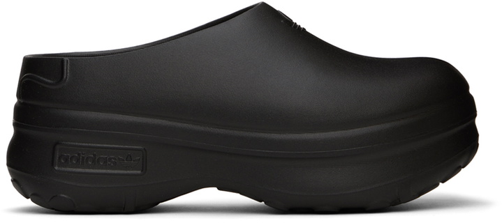 Photo: adidas Originals Black Adifom Stan Smith Mules