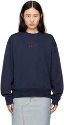 Marni Navy Printed Sweatshirt