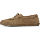Marsèll Beige Scatopelle Suede Boat Shoes