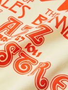 Wales Bonner - Rhythmo Logo-Print Organic Cotton-Jersey T-Shirt - Neutrals
