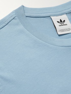 adidas Originals - Logo-Print Cotton-Jersey T-Shirt - Blue