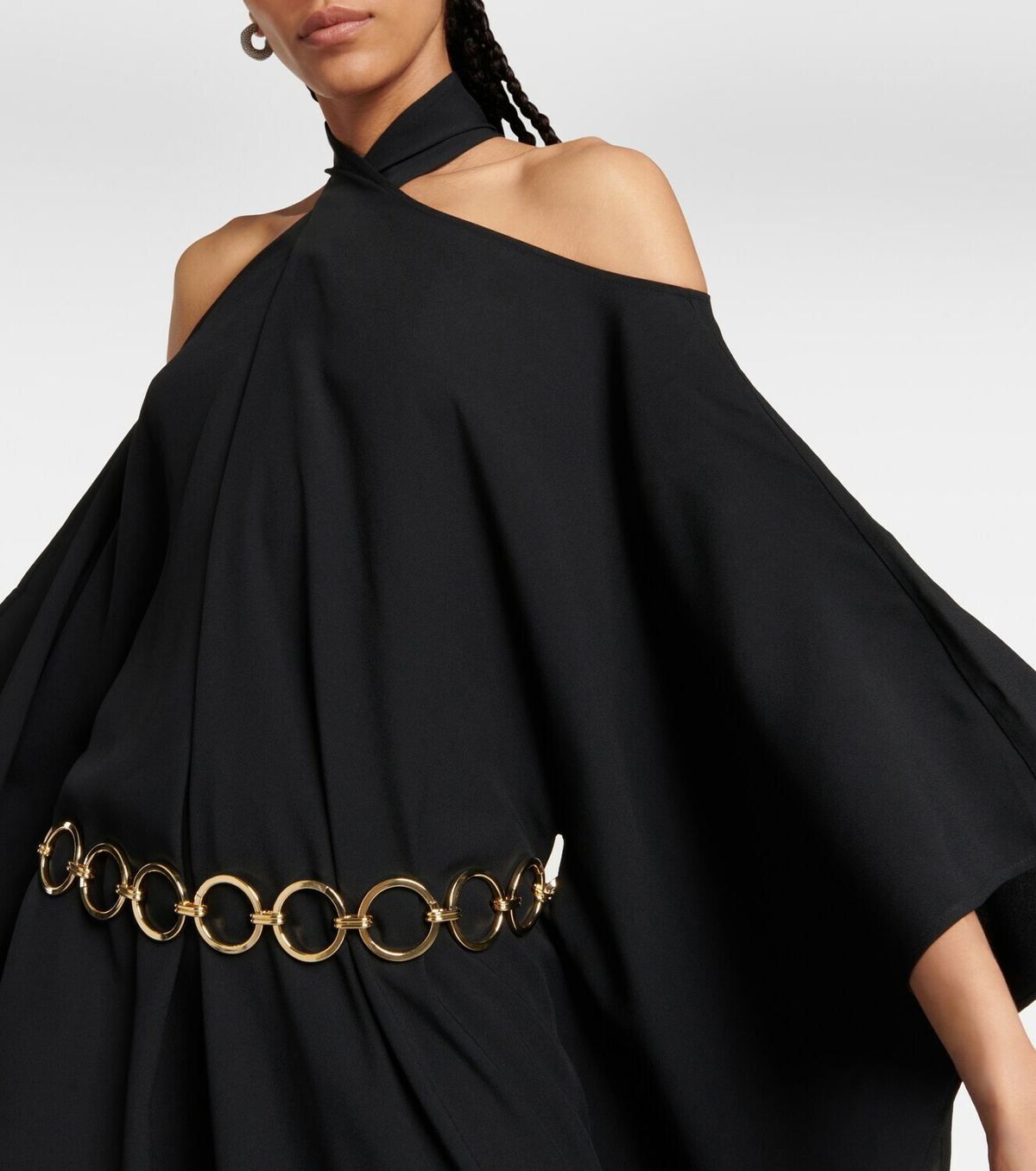 Taller Marmo Mambo belted crêpe maxi dress