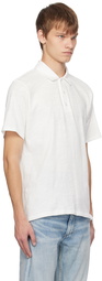 rag & bone White Flame Polo