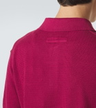 Zegna Knitted cotton polo shirt