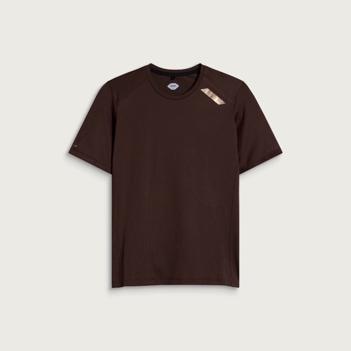 SOAR Women's Eco Tech T-shirt in Dark Brown