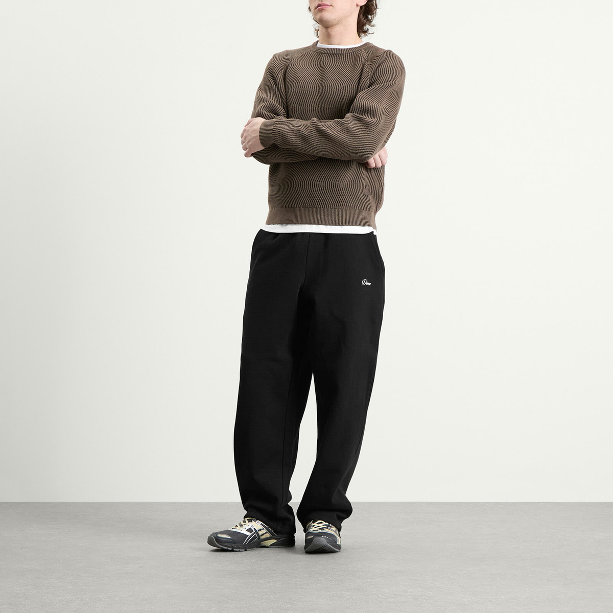 Dime Men's Cursive Logo Sweatpants in Black