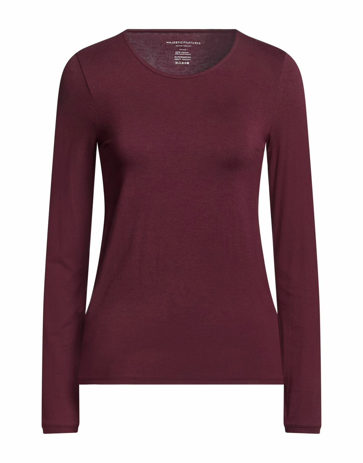 Majestic Filatures Womens T-shirt Plum