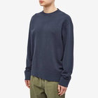 Folk Men's Overdye Boxy Sweat in Indigo