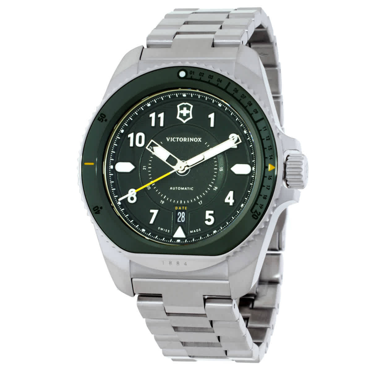 Victorinox Journey 1884 Automatic Green Dial Mens Watch 242015