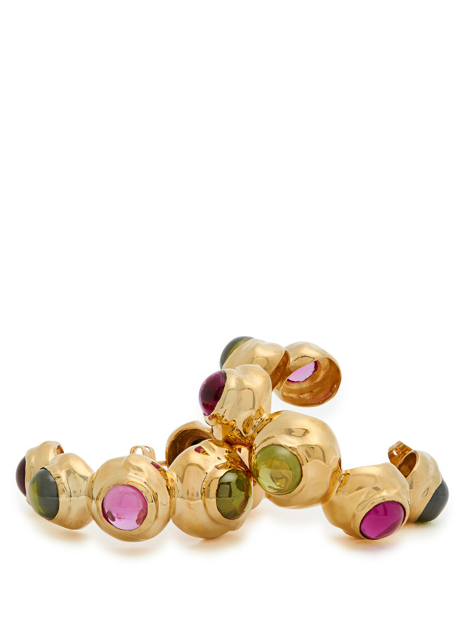 Joanna Laura Constantine Statement 18kt Gold-plated Hoop Earrings - One Size
