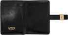 GANNI Black Sue Slim Card Holder