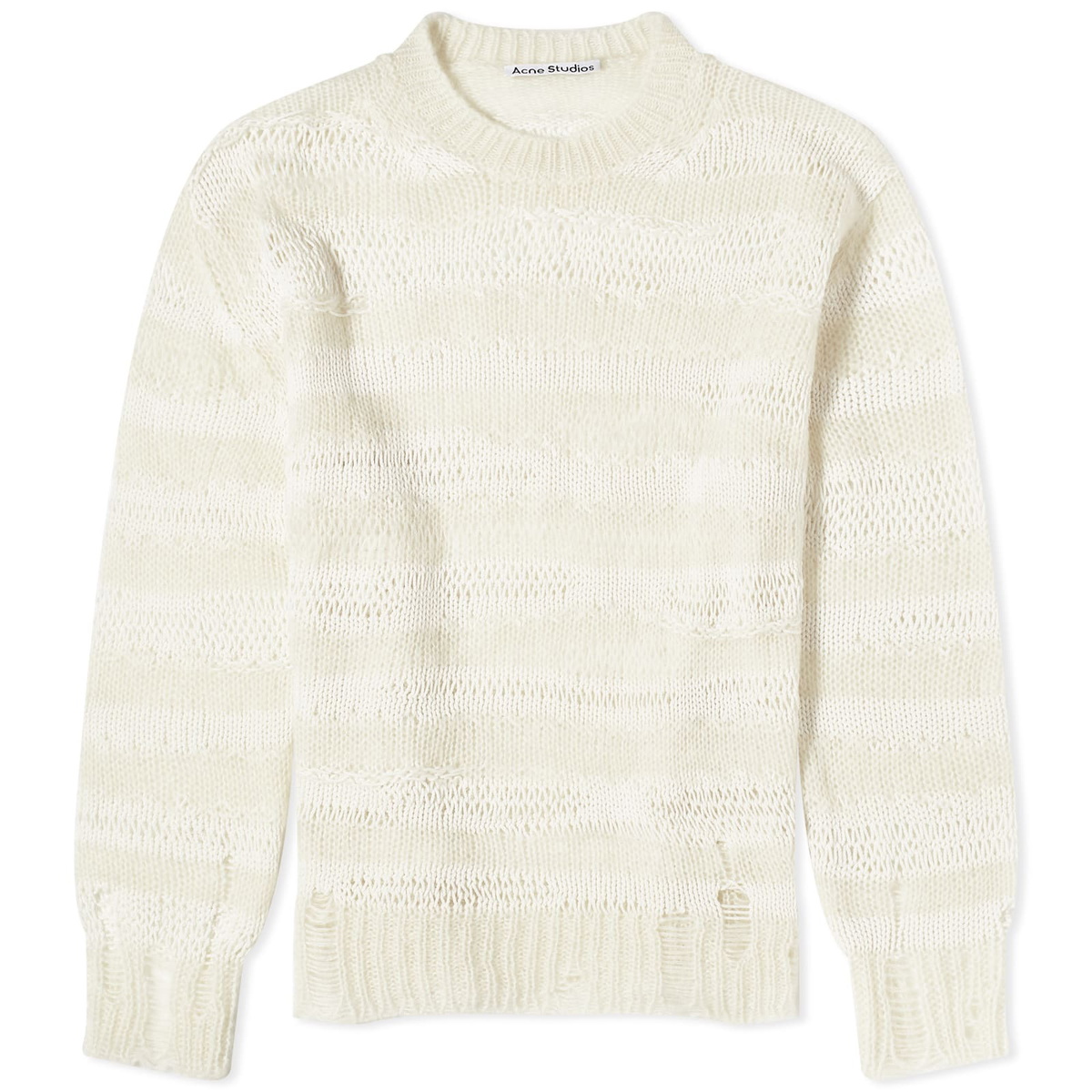 Acne Studios Women's Karita Mohair Stripe Jumper in Off