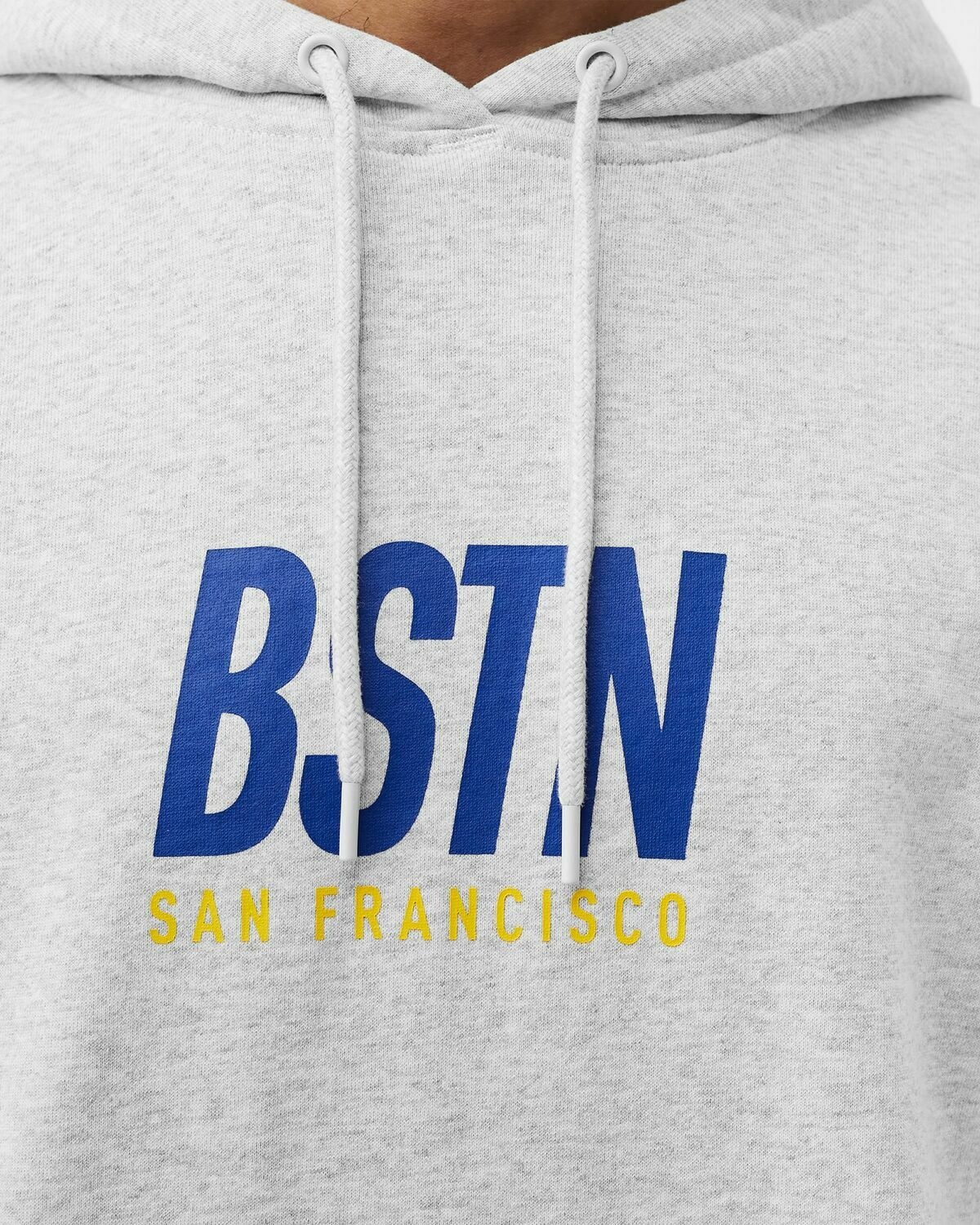 Bstn Brand Bstn & Nba Golden State Warriors Hoody Grey - Mens - Hoodies