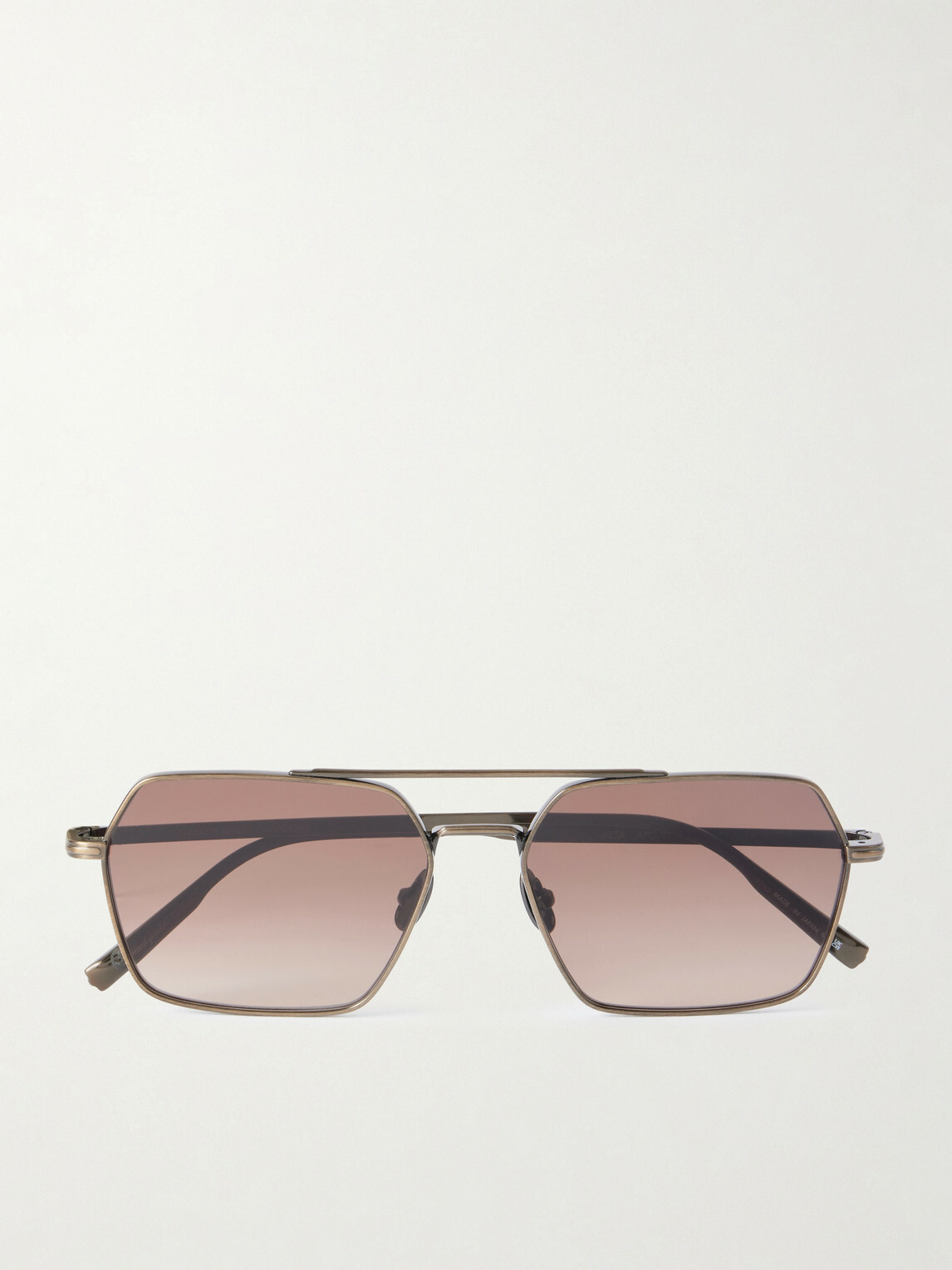 Garrett Leight California Optical - Alta Hexagon-Frame Titanium Sunglasses