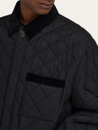 Ferragamo Mens Quilted jacket in Black