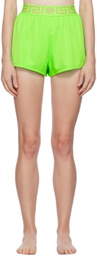 Versace Underwear Green Greca Swim Shorts