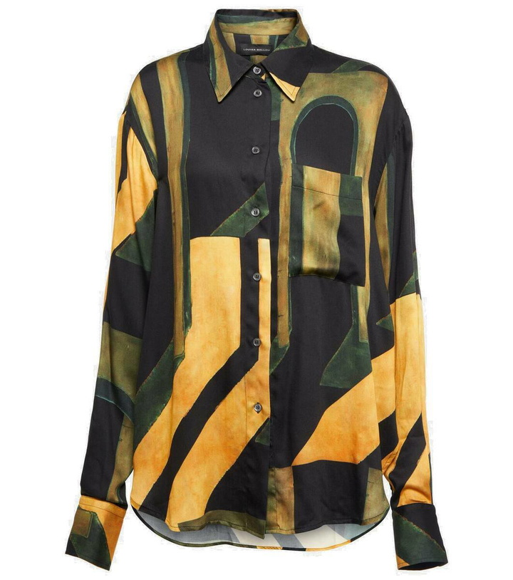 Photo: Louisa Ballou Printed oversized shirt