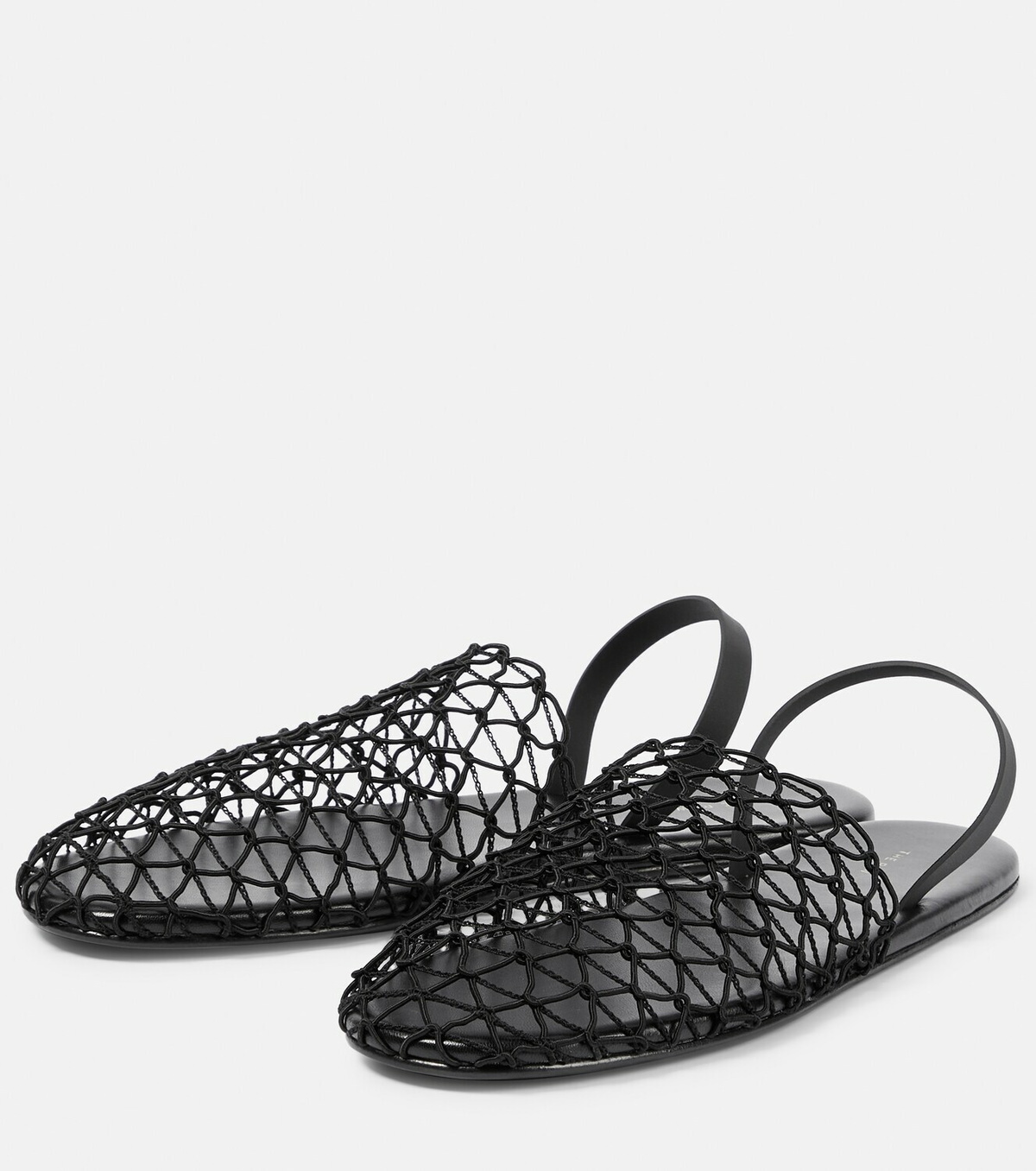 The Row Woven slingback mules The Row