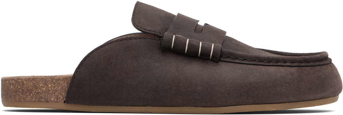 JW Anderson Brown Stitch Loafers
