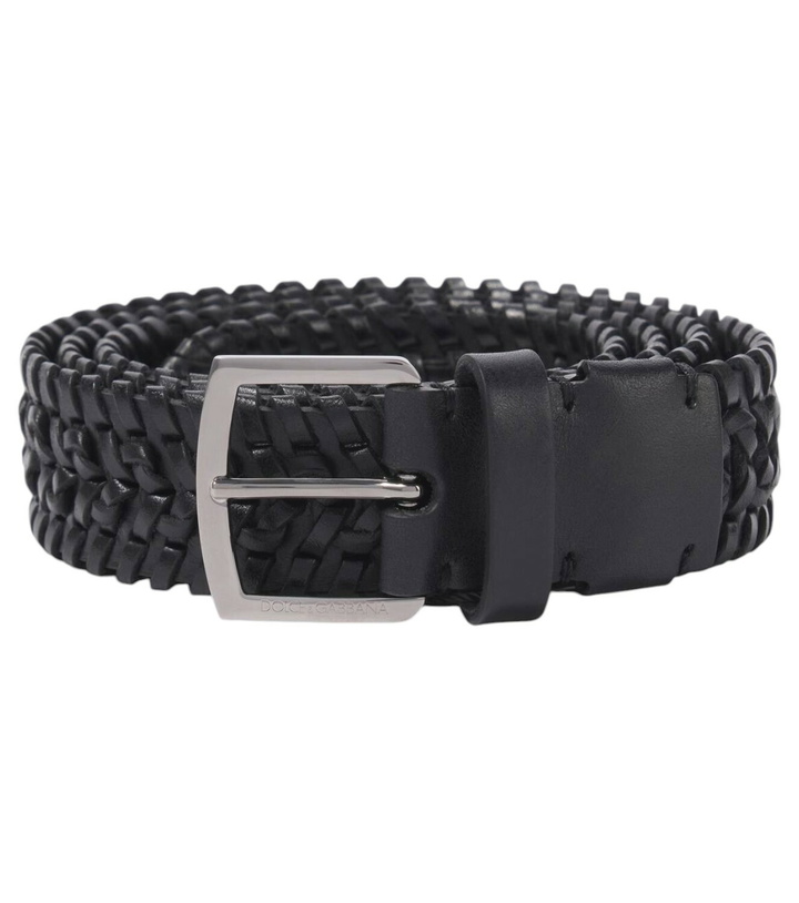 Photo: Dolce&Gabbana Braided leather belt