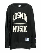 Champion Reverse Weave Womens Sweatshirt in Black
