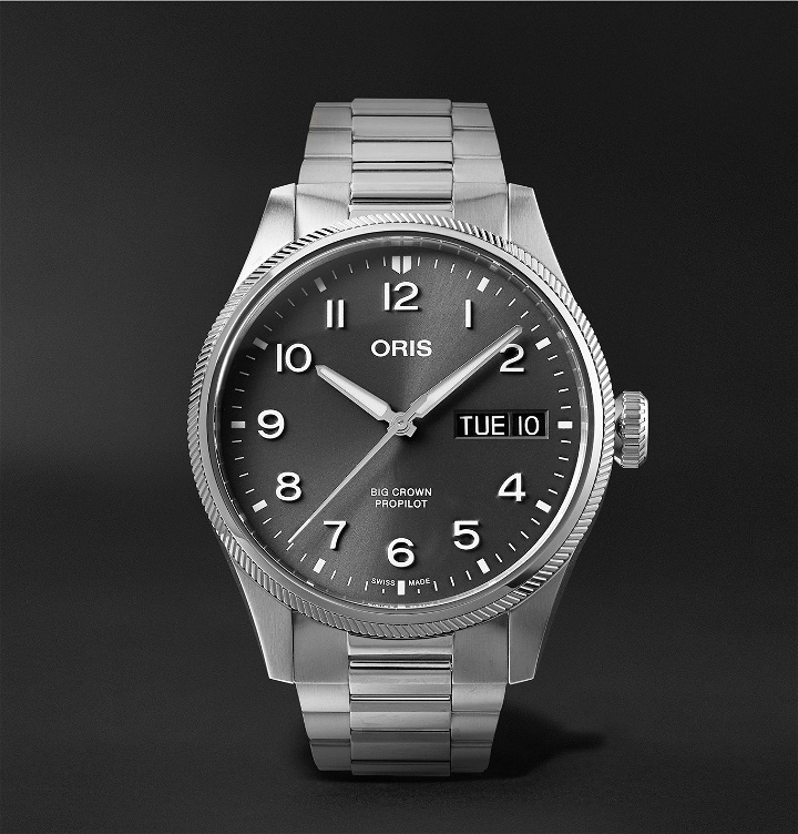 Photo: Oris - Big Crown ProPilot Big Day Date Automatic 44mm Stainless Steel Watch, Ref. No. 01 752 7760 4063-07 8 22 08P - Gray