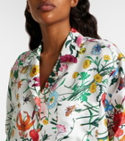 Gucci Floral silk twill shirt
