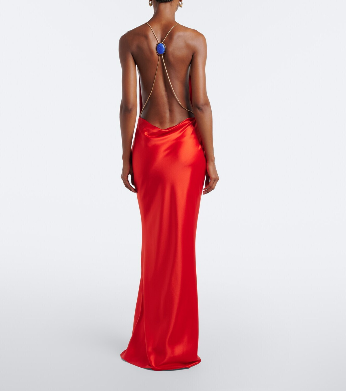 Retrofête Arianell embellished satin gown