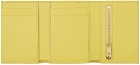 A.P.C. Yellow Noa Trifold Wallet
