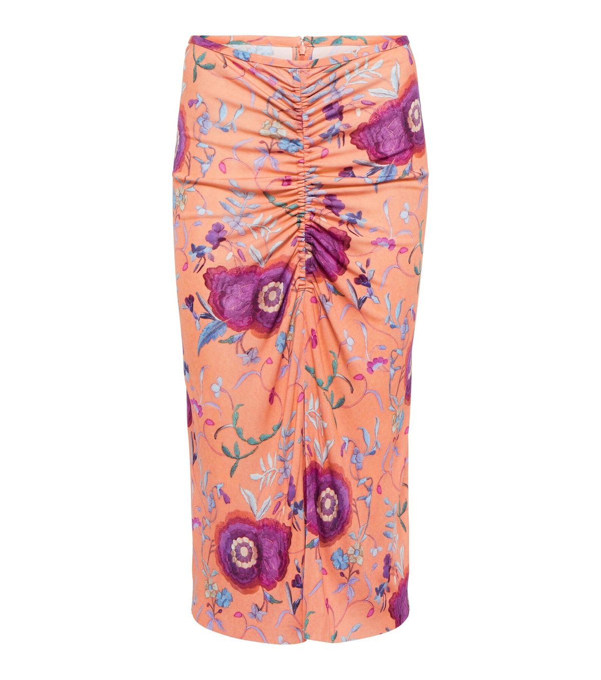 【Isabel Marant】 Joellaフローラル ruchedミディスカート Isabel Marant - Joella floral ruched midi skirt Isabel Marant
