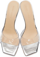 Magda Butrym Silver & Transparent Estonia Heeled Sandals