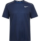 Nike Running - Miler Dri-FIT Ripstop T-Shirt - Blue