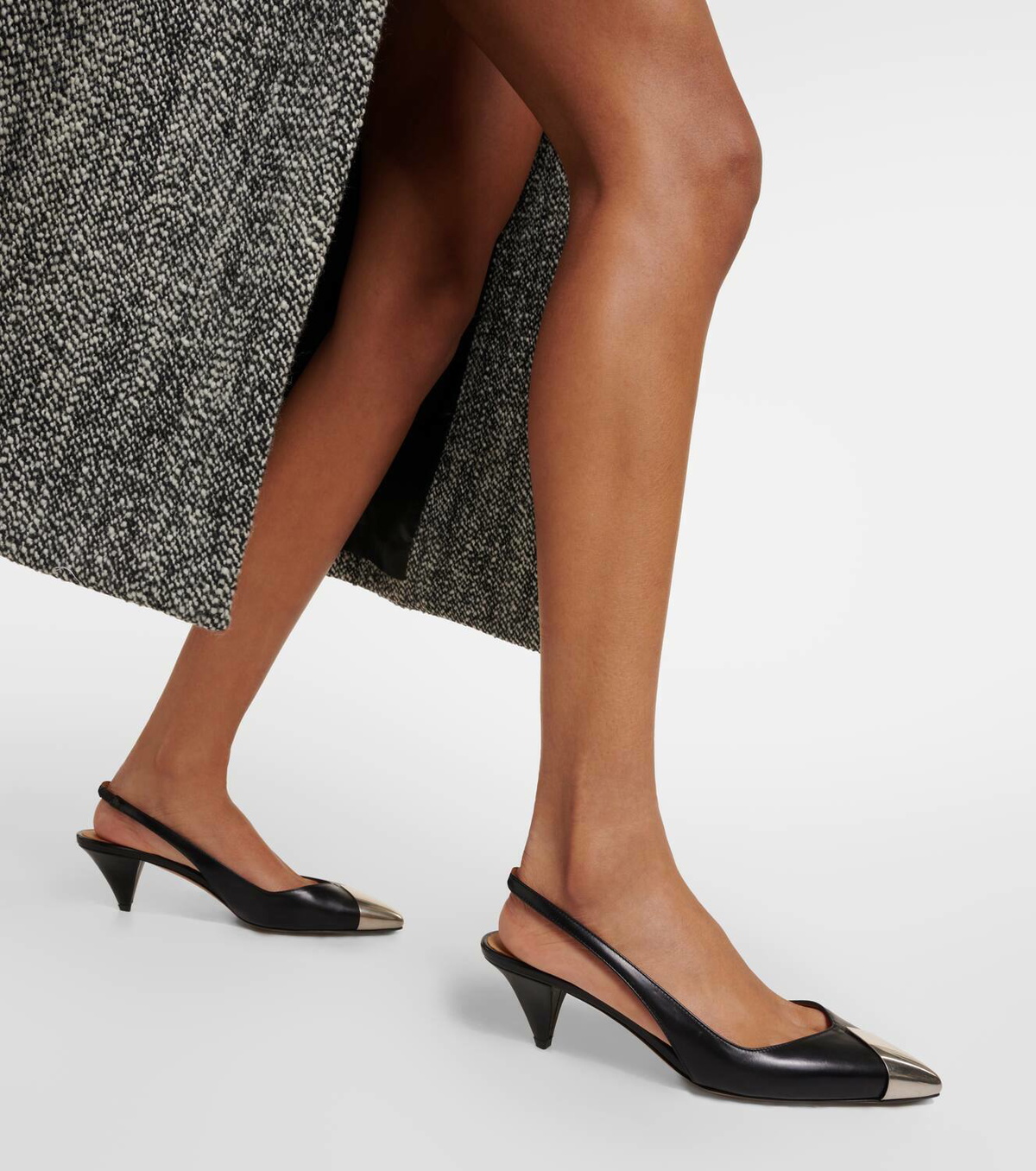 Isabel Marant Elina leather slingback pumps Isabel Marant