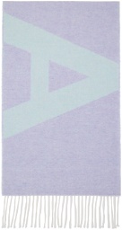 A.P.C. Blue & Purple Malo Scarf